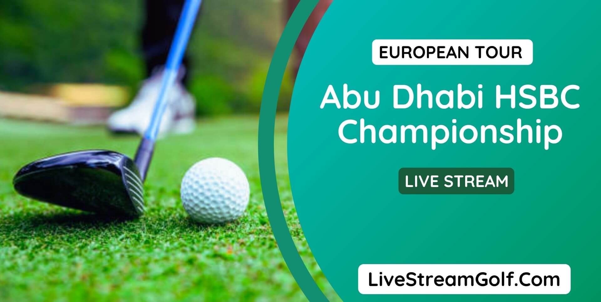 HSBC Championship Abu Dhabi Live Stream