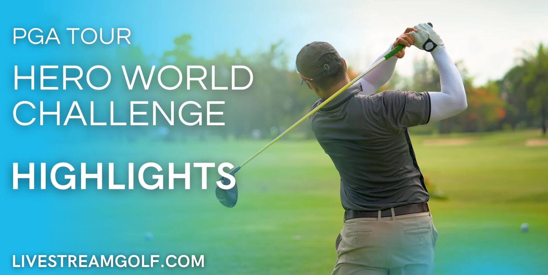 Hero World Challenge Rd 2 Highlights PGA Tour 2021